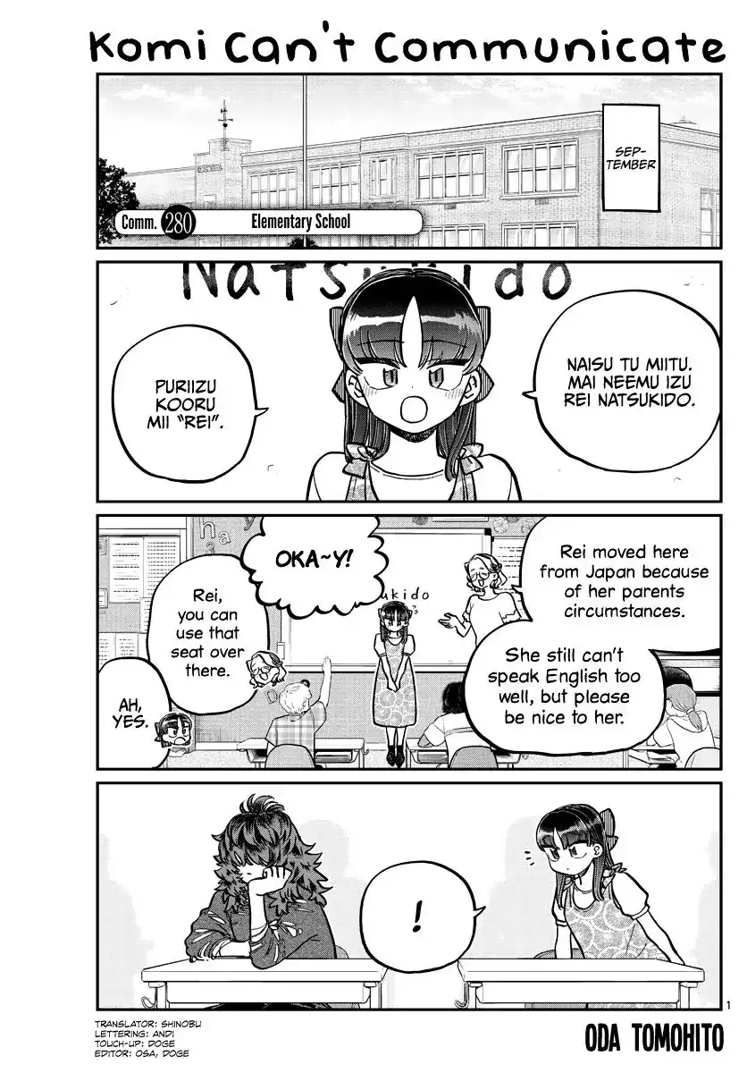 Komi-san wa Komyushou Desu Chapter 280 1